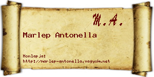 Marlep Antonella névjegykártya